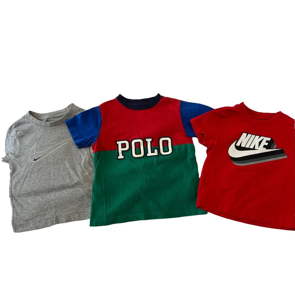 Boys 2t 3 Tee Shirt lot Polo And Nike Back To School